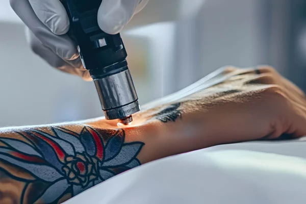 la-mano-del-maestro-sostiene-la-maquina-laser-en-el-tatuaje-del-cliente-el-concepto-de-la-eliminacion-de-tatuajes-con-laser